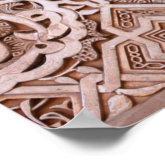 Alhambra Tile Poster (Ecke)