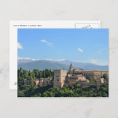 Alhambra View Postcard Postkarte (Vorne/Hinten)