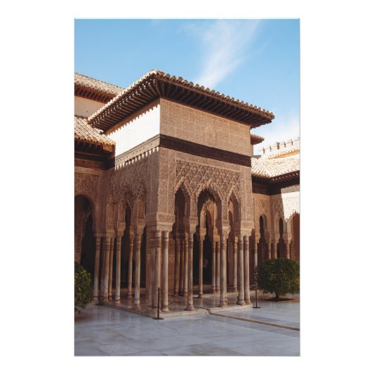 Alhambra von Granada, Spanien. Fotodruck (Vorne)