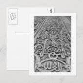 Alhambra Wall Detail Postkarte (Vorne/Hinten)