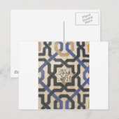 Alhambra Wall Tile #10.jpg Postkarte (Vorne/Hinten)