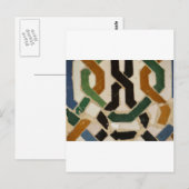 Alhambra Wall Tile #2 Postkarte (Vorne/Hinten)