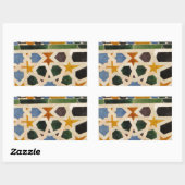 Alhambra Wall Tile #3 Rechteckiger Aufkleber (Blatt)