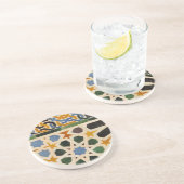 Alhambra-Wand-Fliese #3 Getränkeuntersetzer (Seite)