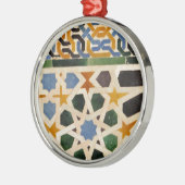 Alhambra-Wand-Fliese #3 Ornament Aus Metall (Links)