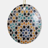 Alhambra-Wand-Fliese #9 Keramik Ornament (Links)