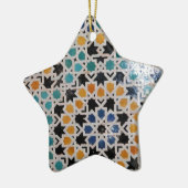 Alhambra-Wand-Fliese #9 Keramik Ornament (Links)