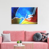 Alhamdolliah001 Leinwanddruck (Insitu (Wohnzimmer))