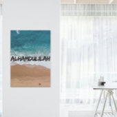Alhamdulilah Beach Zuhause Poster