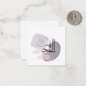 Alhamdulillah Arabic Calligraphy – Minimal Elegant Mitteilungskarte (Vorderseite/Rückseite Beispiel)