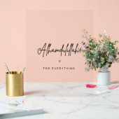 Alhamdulillah für alles acrylschild (Hochzeit)