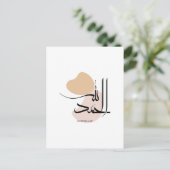 Alhamdulillah im modernen arabischen Kalligtaphy,  Postkarte (Stehend Vorderseite)