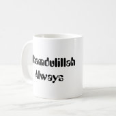 Alhamdulillah Kaffeetasse (Vorderseite Links)