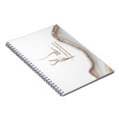 Alhamdulillah moderne Typografie Design minimalist Notizblock (Rechte Seite)