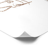 Alhamdulillah moderne Typografie Design minimalist Poster (Ecke)