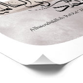 Alhamdulillah Rabbil ‘Alamin – Contemporary Arabic Fotodruck (Ecke)