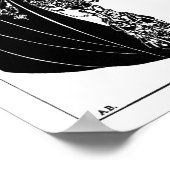 Ali Baba, Aubrey Beardsley Poster (Ecke)