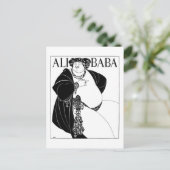 Ali Baba, Aubrey Beardsley Postkarte (Stehend Vorderseite)