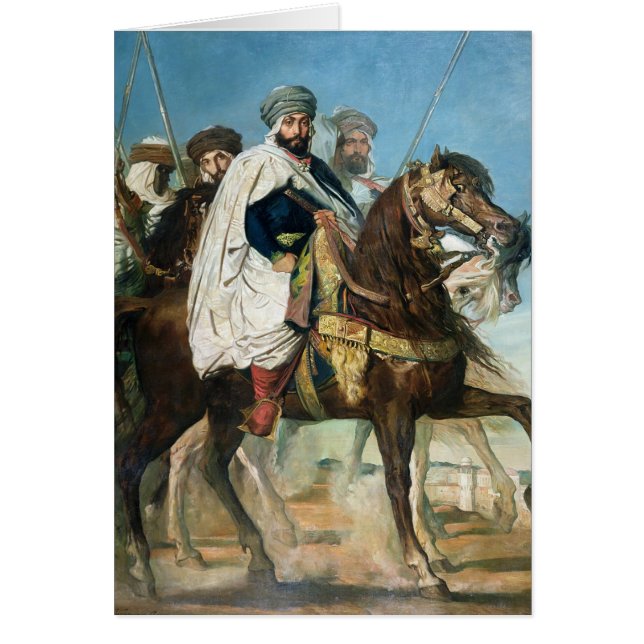 Ali Ben Ahmed, der letzte Kalif von Constantine (Vorne)