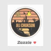 Ali Chukson, Arizona Aufkleber (Blatt)