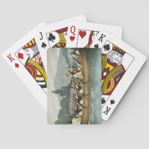 Ali Pascha (1741-1822) von Janina auf der Jagd am  Spielkarten