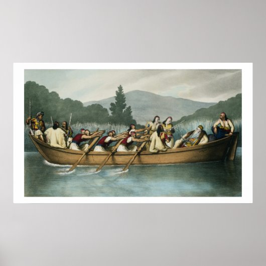 Ali Pasha (1741-1822) von Janina Jagd auf den Bu-S Poster (Vorne)