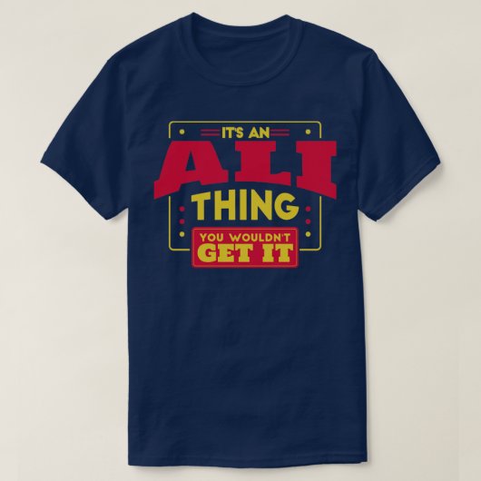 Ali T-Shirt (Design vorne)