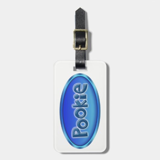 Alias POOKIE Gepäckanhänger (Vorderseite vertikal)