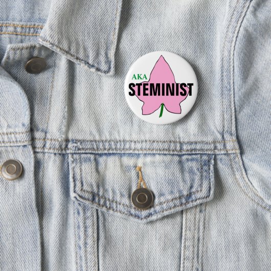 ALIAS ROSA KNOPF DES EFEU-STEMINIST BUTTON (Beispiel)