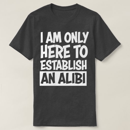 Alibi T-Shirt (Design vorne)