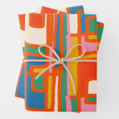 Alicante Abstrakt Modern Art Muster Geschenkpapier Set (Beispiel)