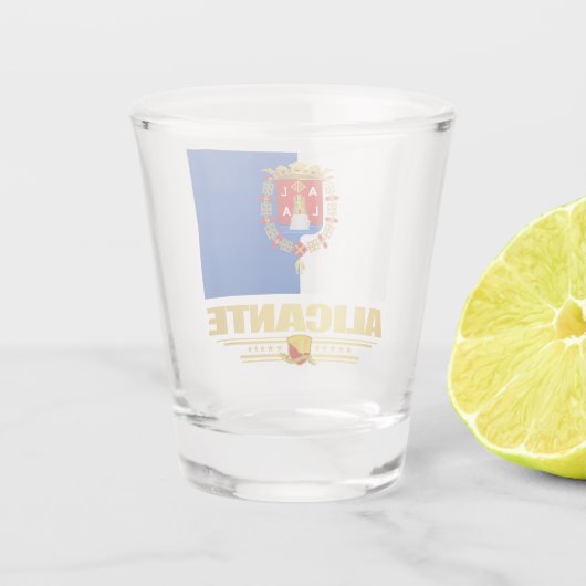 Alicante (Alacant) Schnapsglas (Rückseite)