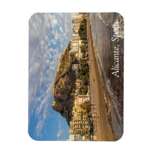 Alicante Beach bei Sonnenaufgang, Spanien Magnet