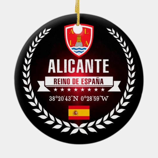 Alicante Keramikornament (Hinten)