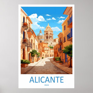 Alicante Nationaler Ski-Reise-Poster Park Vintage Poster