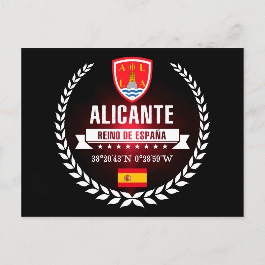 Alicante Postkarte (Vorderseite)