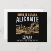 Alicante Postkarte (Vorne/Hinten)