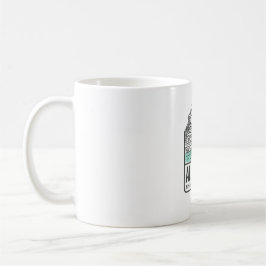 Alicante Skizze Santa Bárbara Burg Costa Blanca  Kaffeetasse