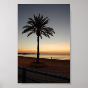 Alicante-Sonnenaufgang Poster