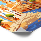 Alicante Spanien Kunst, Dichtung und Musik Poster (Ecke)