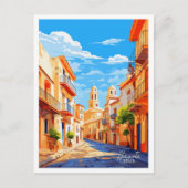 Alicante Spanien Kunst, Dichtung und Musik Postkarte (Vorderseite)