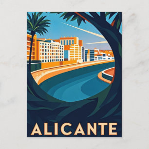 Alicante Spanien Postkarte