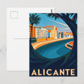 Alicante Spanien Postkarte (Vorne/Hinten)