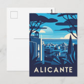 Alicante Spanien Postkarte (Vorne/Hinten)