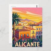 Alicante Spanien Postkarte (Vorne/Hinten)