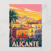 Alicante Spanien Postkarte (Vorderseite)