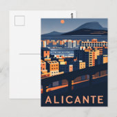Alicante Spanien Postkarte (Vorne/Hinten)