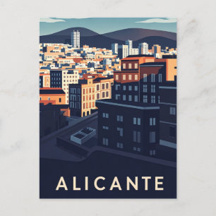 Alicante Spanien Postkarte