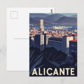 Alicante Spanien Postkarte (Vorne/Hinten)