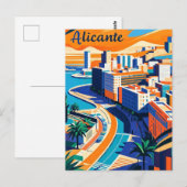 Alicante Spanien Postkarte (Vorne/Hinten)